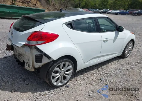 2013 Hyundai Veloster Base W/Gray из США, поврежденный, VIN KMHTC6AD3DU172221